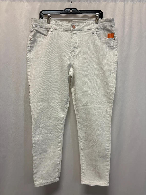 Men's Jeans with RipsJeans Skinny By Old Navy In White, Size: 16