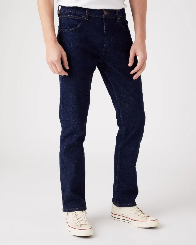 Men's Jeans with EmbroideryWrangler Greensboro Regular Fit Mens Jeans - Day Drifter