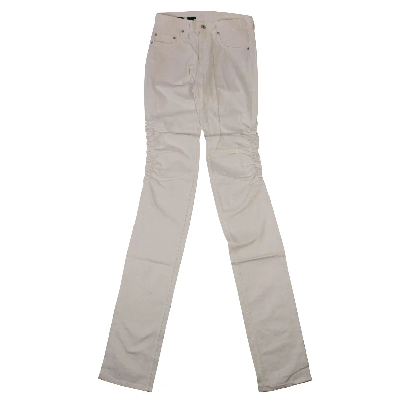 Baggy Men's JeansVlone Long Jeans - White