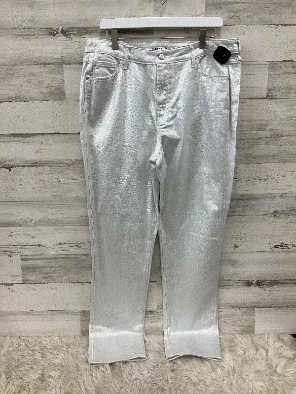 Men's Jeans Made from Recycled MaterialsJeans Straight By Old Navy In Silver, Size: 14