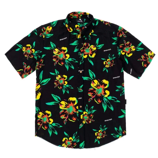 XL Men's JeansFLOWERS SHORT SLEEVE SHIRT - MKU108_HIB999