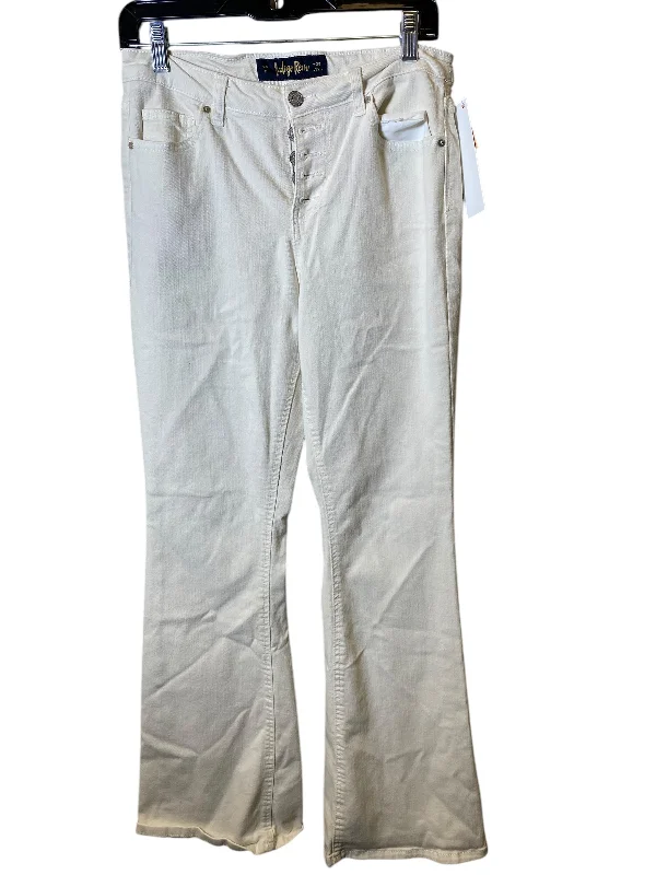 Baggy Cargo Men's JeansJeans Flared By Indigo Rein In Cream, Size: 12