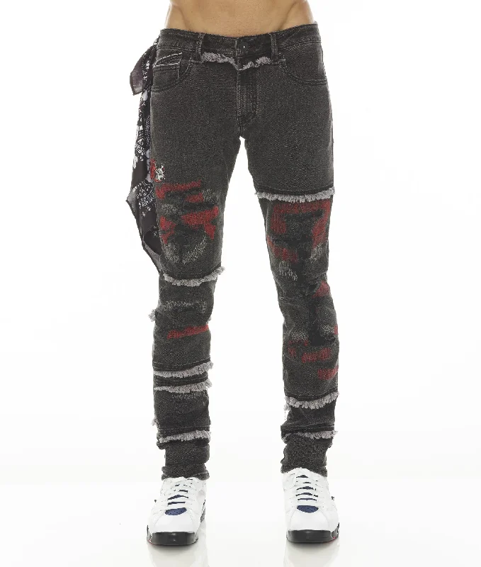 Men's Jeans in Unique PatternsROCKER SLIM MOTLEY CRUE IN MOTLEY