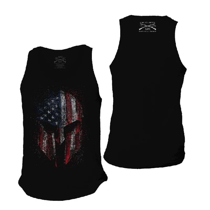 Men's Sleeveless TopsMen's American Spartan Tank - Black