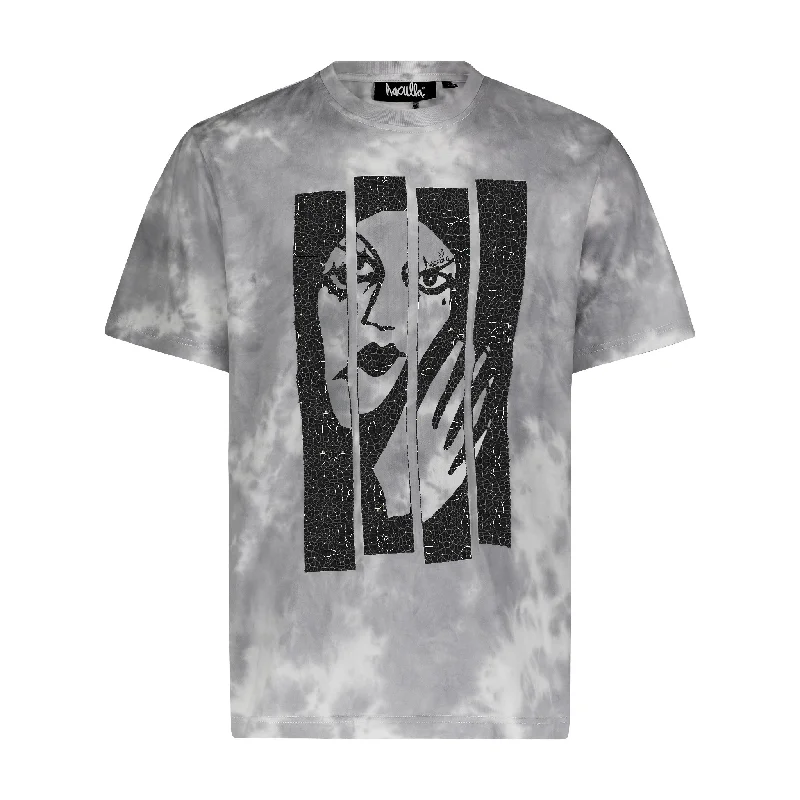 Men's Shirts with Plaid PatternsBROKEN WITCH TEE GREY