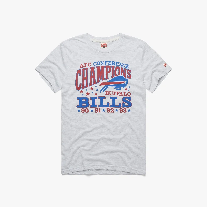 Men's Shirts with Adjustable CuffsBuffalo Bills 4 Time AFC Champions