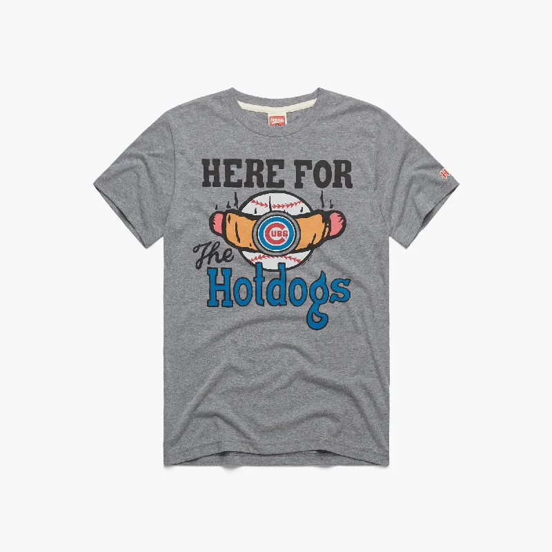 Breathable Men's Mesh TopsChicago Cubs Here For The Hotdogs