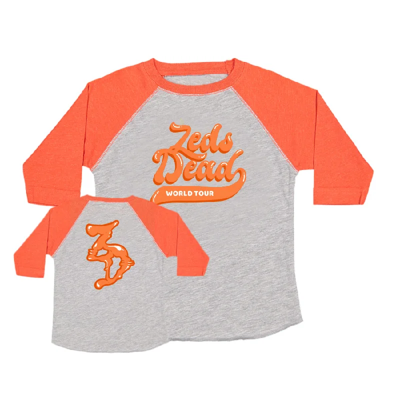 Men's Shirts with Wrinkle-Resistant FabricZeds Kidz - World Tour - Youth Raglan