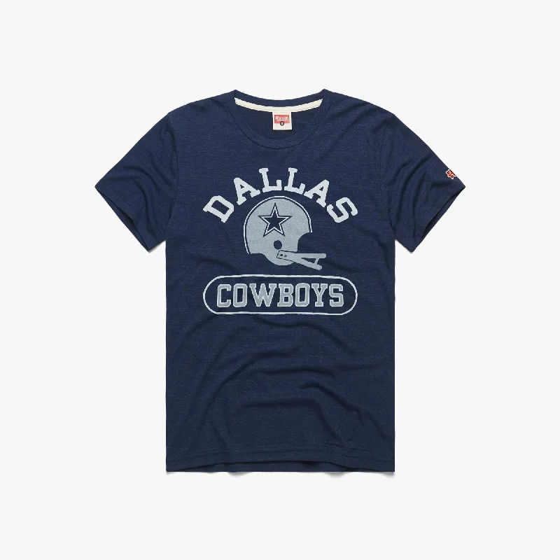 Men's Shirts with Embellished CollarsDallas Cowboys Throwback Helmet