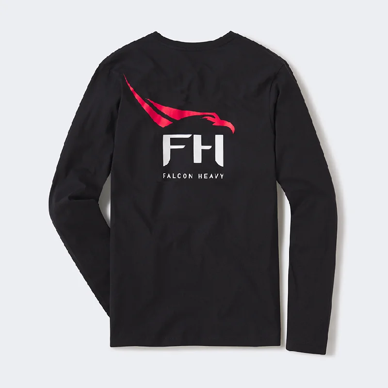 Men's Shirts with Surplice HemlinesMen's Falcon Heavy Long Sleeve T-Shirt