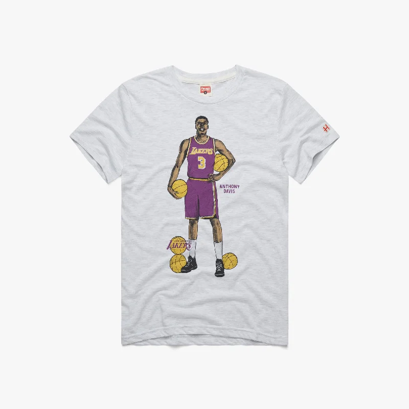 Men's Shirts with Appliqué DetailsLakers Superstar Anthony Davis