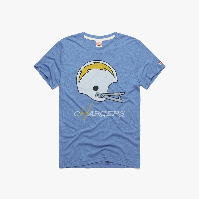 Men's Shirts with Button-Down PocketsLos Angeles Chargers Big Helmet