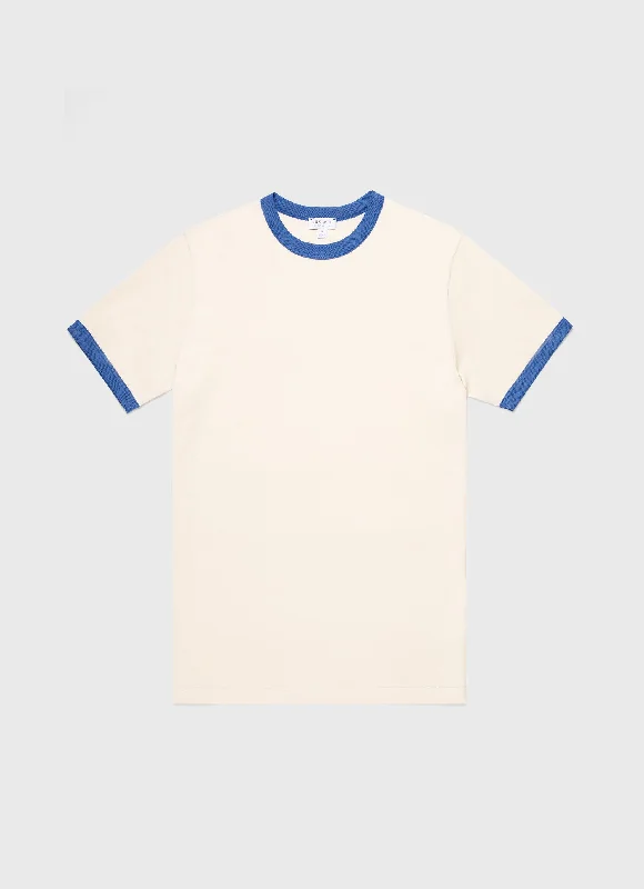 Solid-Colored Men's ShirtsMen's Classic Ringer T-shirt in French Blue