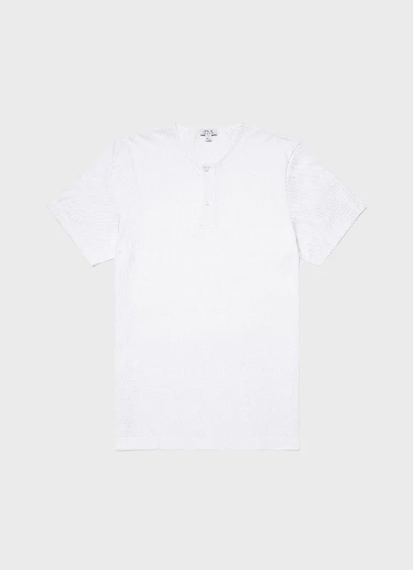 Stylish Men's HenleysMen's Riviera Henley in White