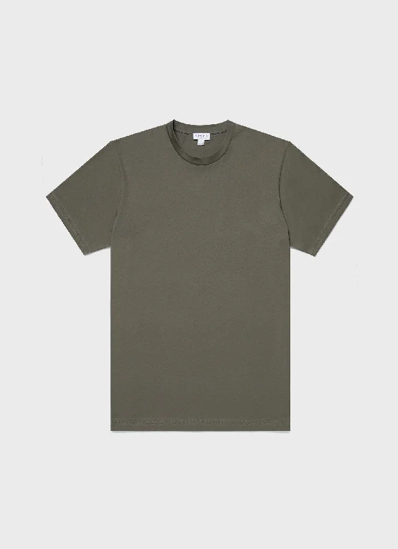 Men's Shirts with Embellished HemlinesMen's Riviera Midweight T‑shirt in Khaki