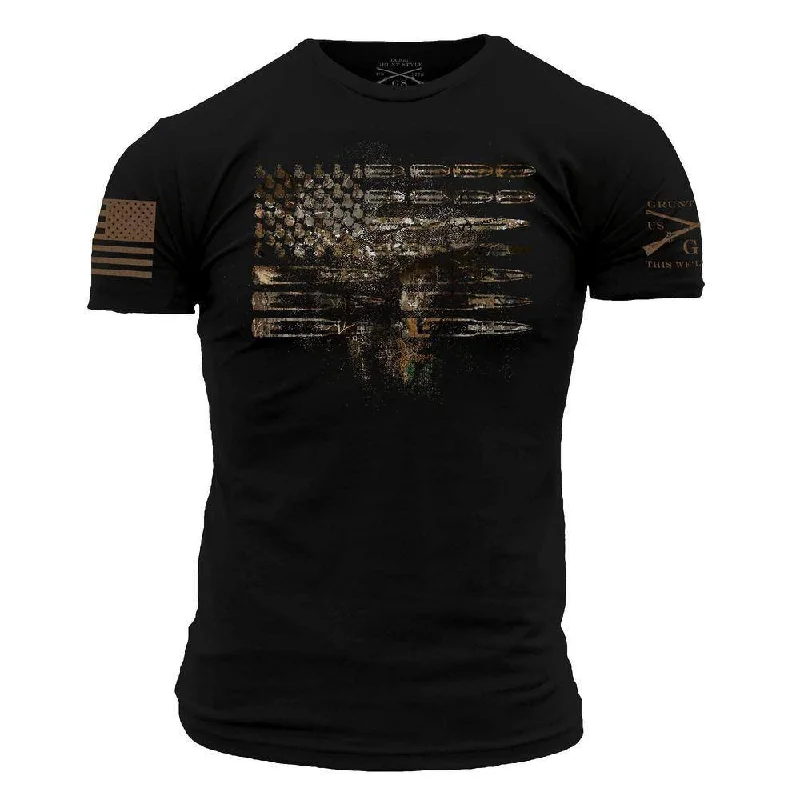 Men's Shirts with Roll-Up SleevesRealtree Edge® Ammo Flag T-Shirt - Black