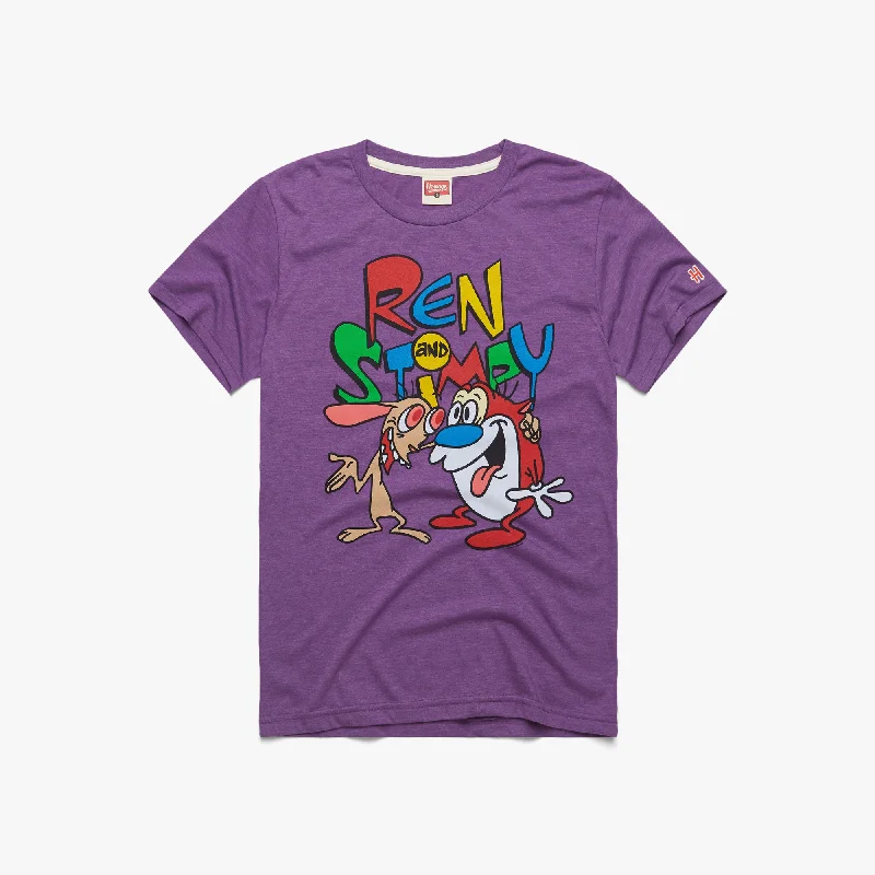 Men's Shirts with Belt AttachmentsRen And Stimpy