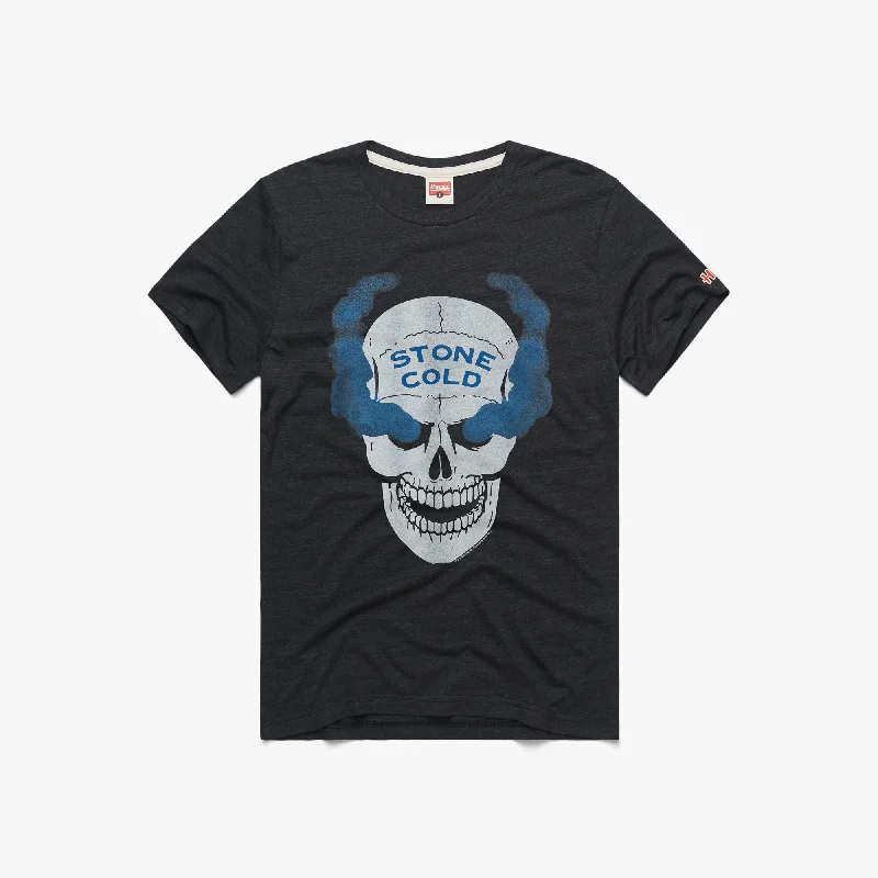 Men's Shirts with Embroidered DesignsStone Cold Steve Austin Skull