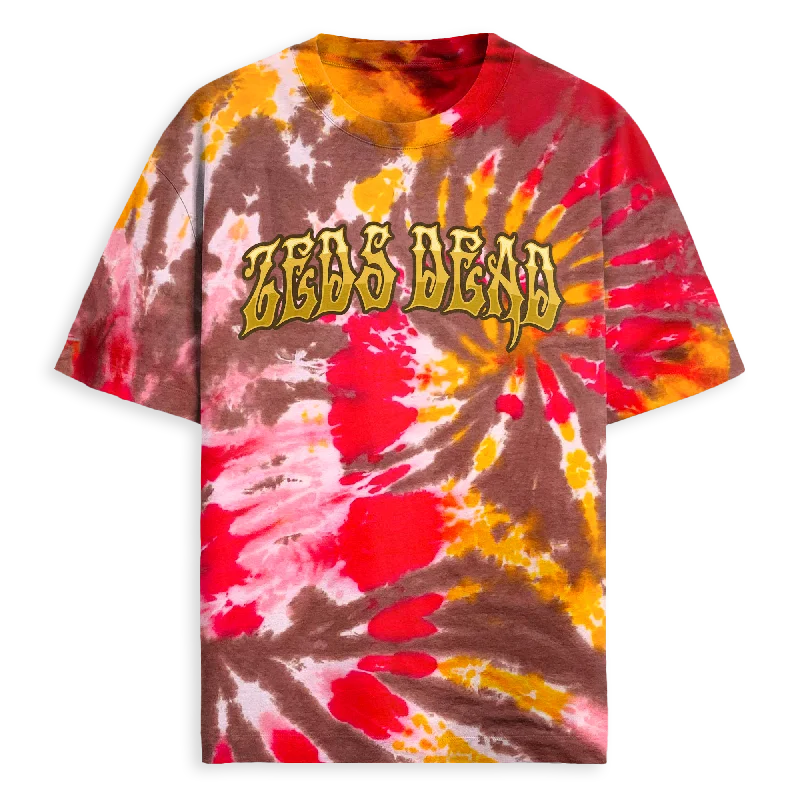 Men's Shirts with Moisture-Wicking FabricZEDS DEAD - OZ Tie Dye Tee