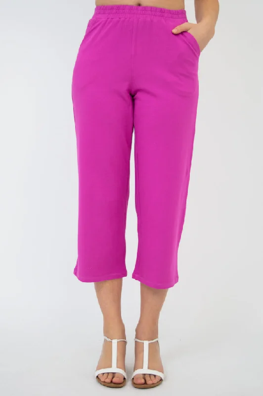 Men's Pants with Cargo PocketsSky Pants, Magenta, Cotton