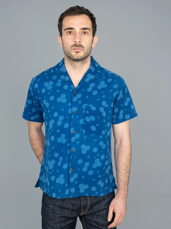 Men's Wrinkle-Free Shirts for Easy Care3sixteen Leisure Shirt Indigo Discharge