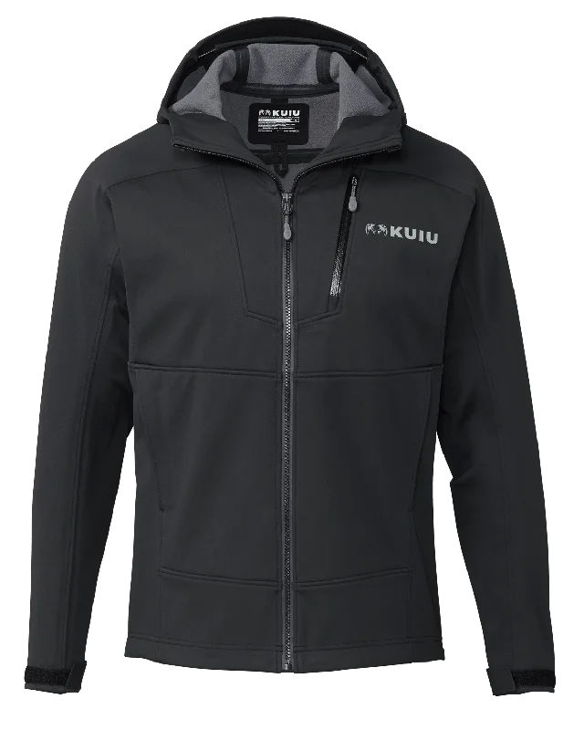 Lightweight Men's WindbreakersAxis Hybrid Hooded Jacket | Carbon