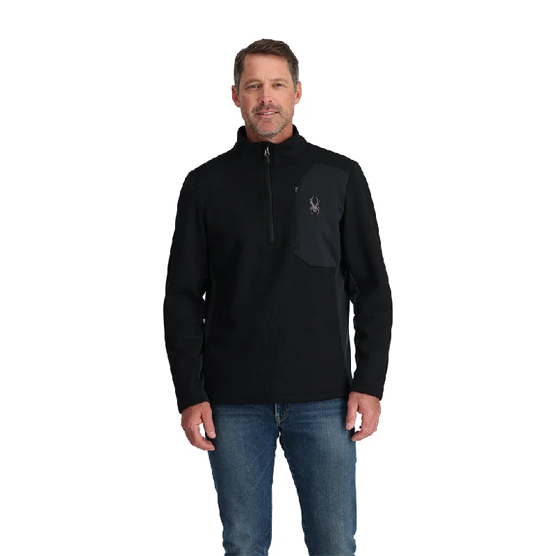 Men's Hoodies for Cold WeatherMens Bandit Half Zip - Black