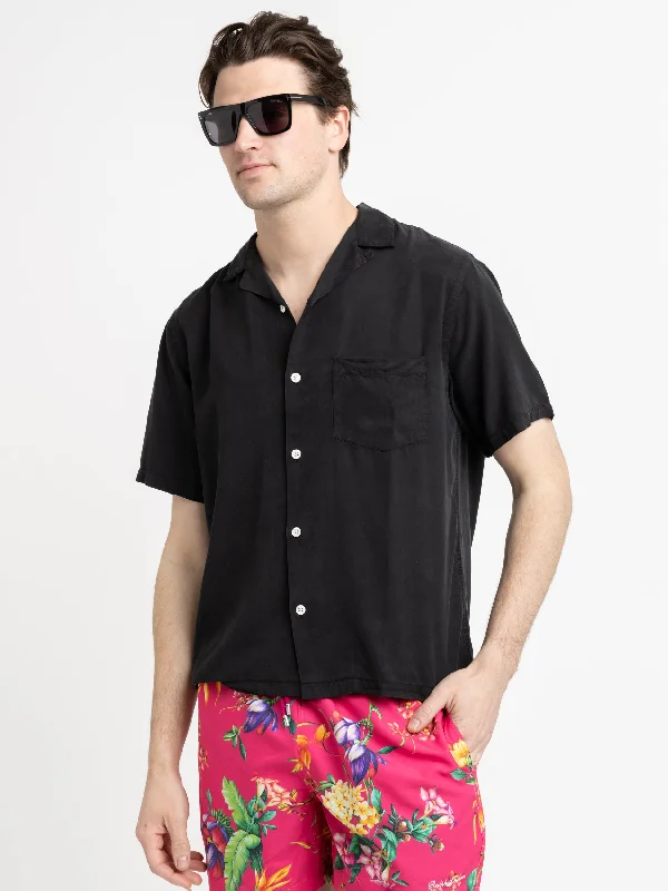 Men's Versatile Dress Shirts for Multiple OccasionsBlack Dogtown Shirt