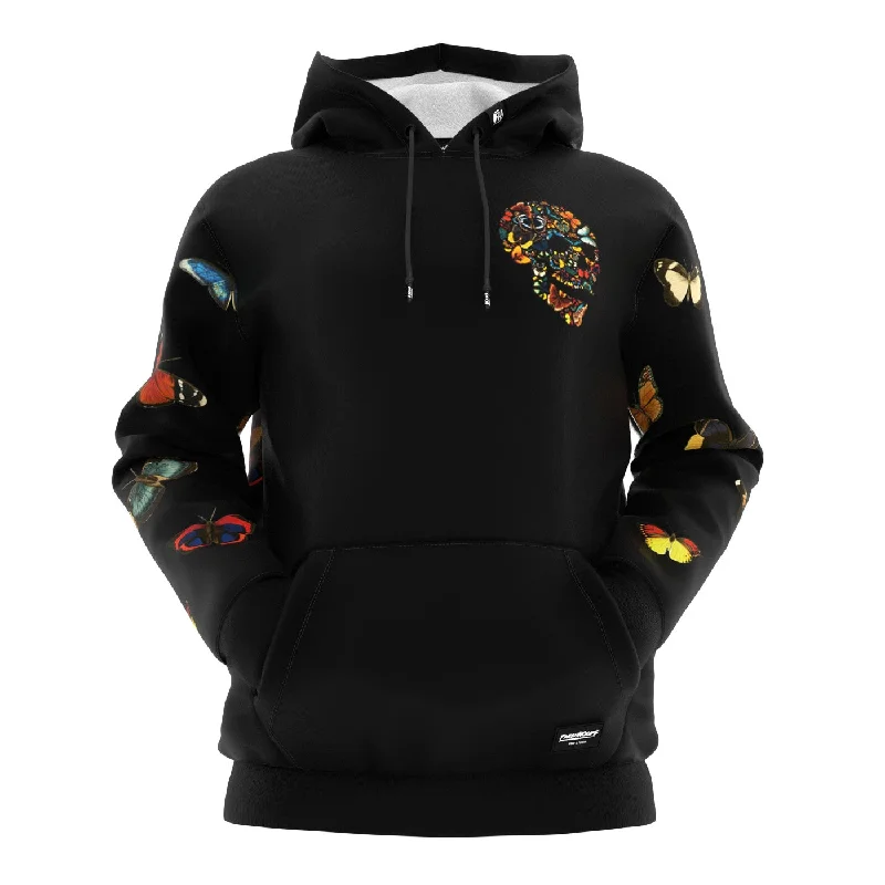 Stylish Men's Designer HoodiesButterfly Skull Hoodie