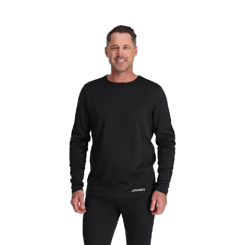 Men's Hoodies for CampingMens Stretch Charger Crew - Black