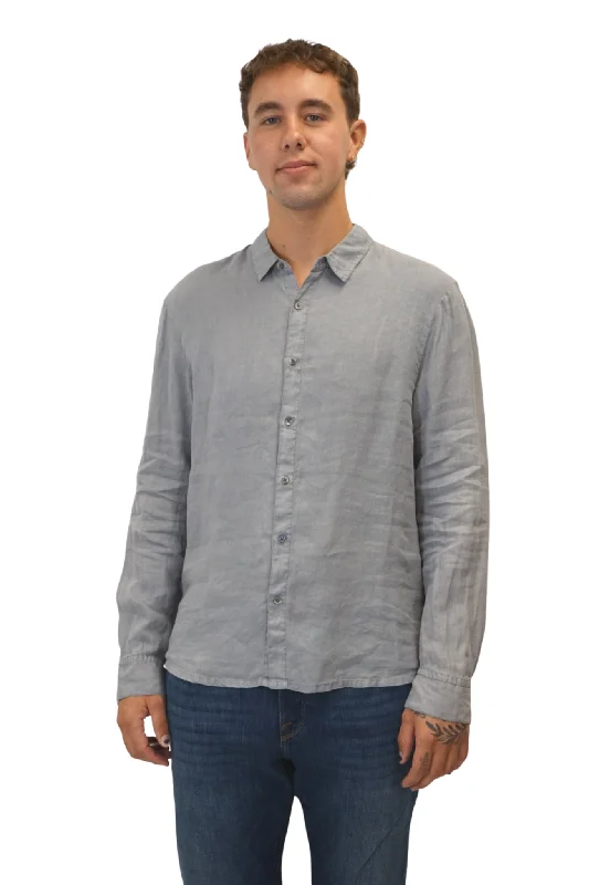 Men's Performance Shirts for Active LifestylesClassic Linen Shirt in Breeze Pigment