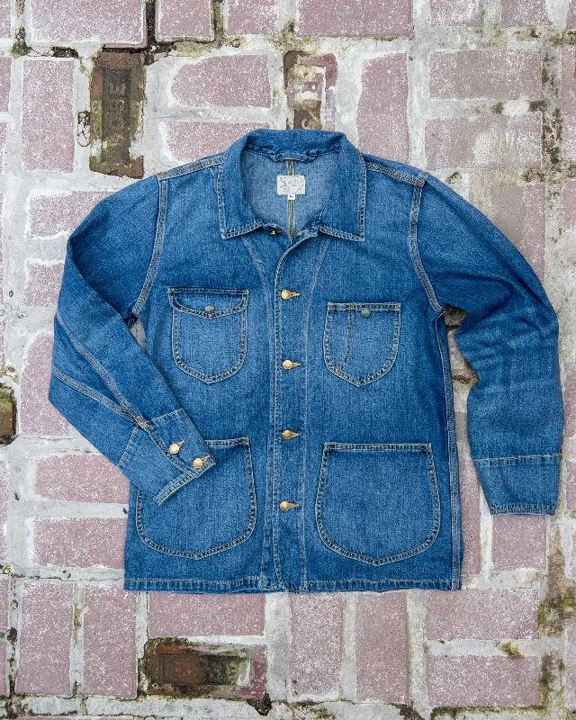 Men's Coats for LayeringDenim Barn Jacket - Washed Indigo