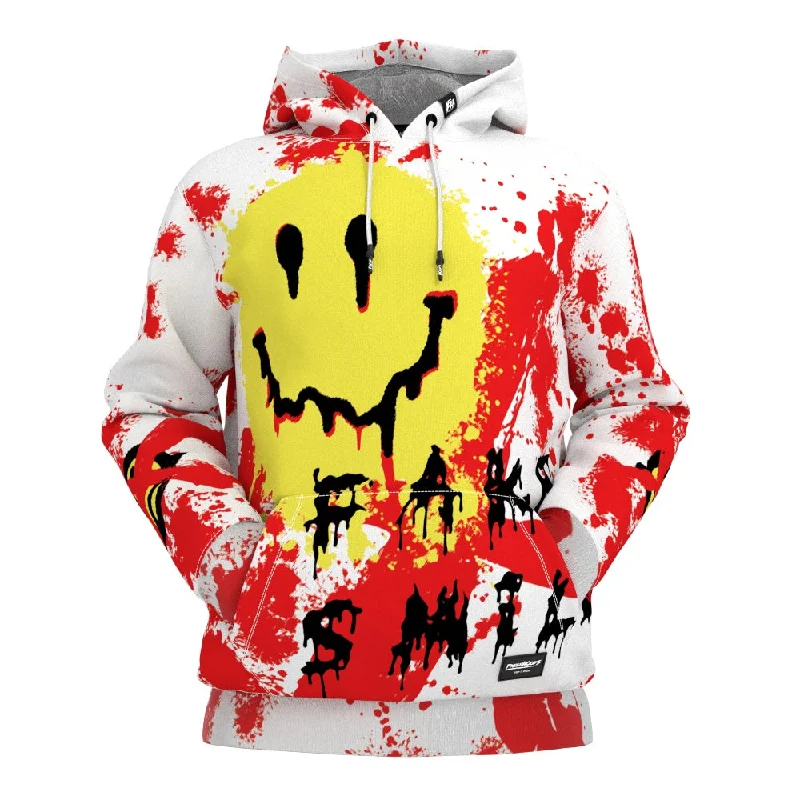 Men's Hoodies with ThumbholesFake Smile Hoodie