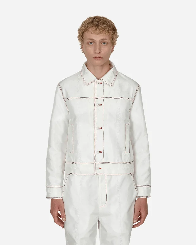 Men's Coats with PocketsReadymade Airbag 2 Pocket Jacket White