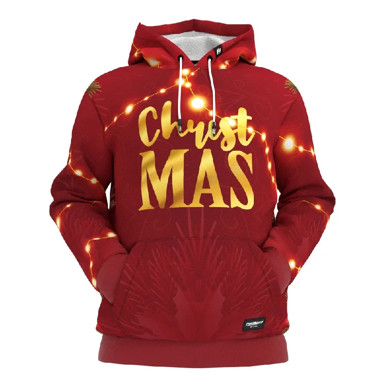 Men's Hoodies with High-Low HemlinesLights Everywhere Hoodie