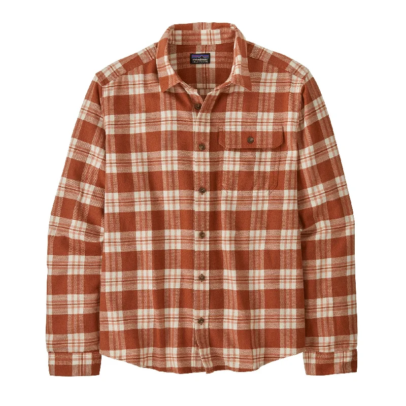 Men's Dressy Casual Shirts for Smart-Casual EventsMen's Long-Sleeved Lightweight Fjord Flannel Shirt