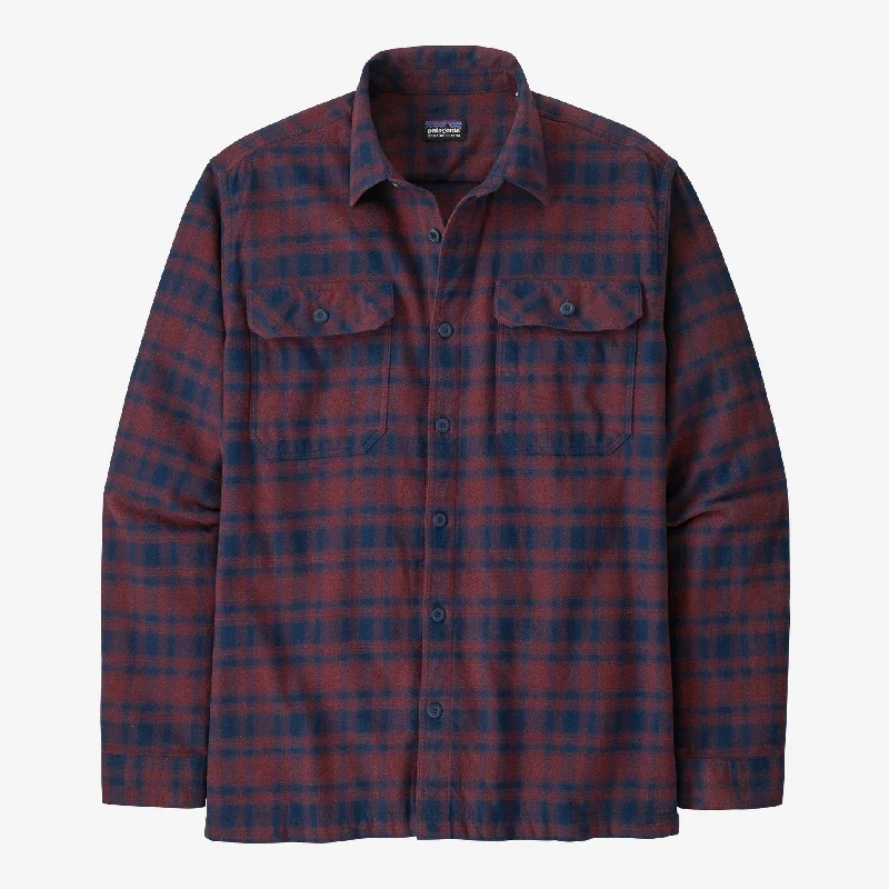 Men's Long-Sleeve Shirts for Year-Round WearMen's Long-Sleeved Organic Cotton Midweight Fjord Flannel Shirt