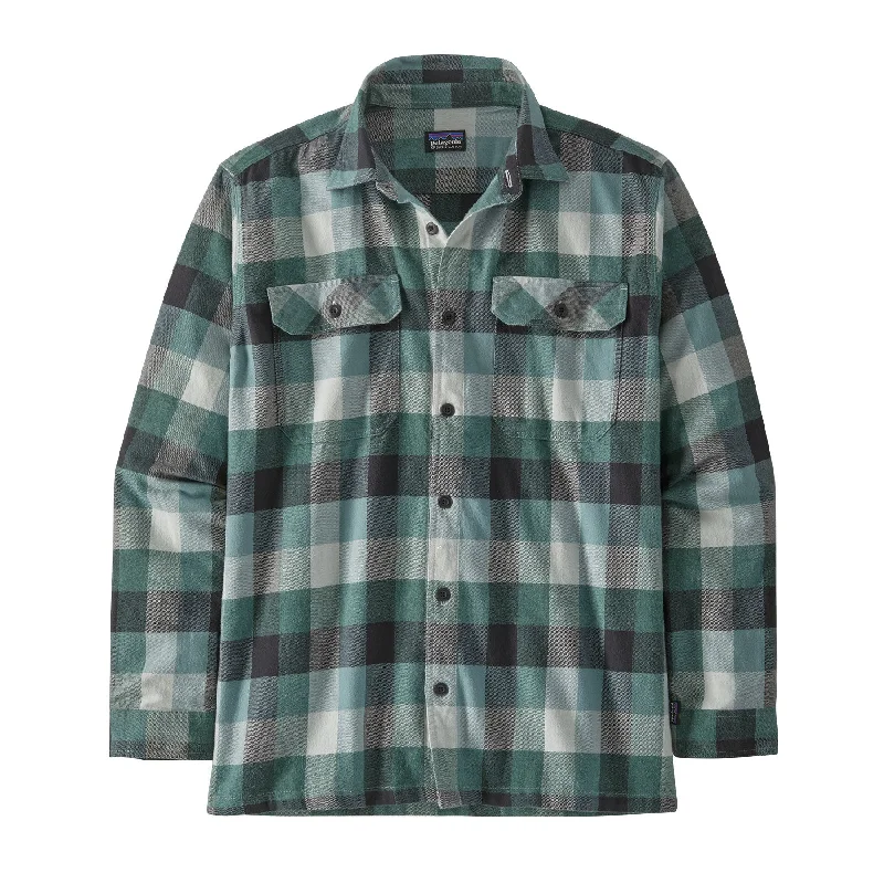 Men's Bold-Color Shirts for a Statement PieceMen's Long-Sleeved Organic Cotton Midweight Fjord Flannel Shirt