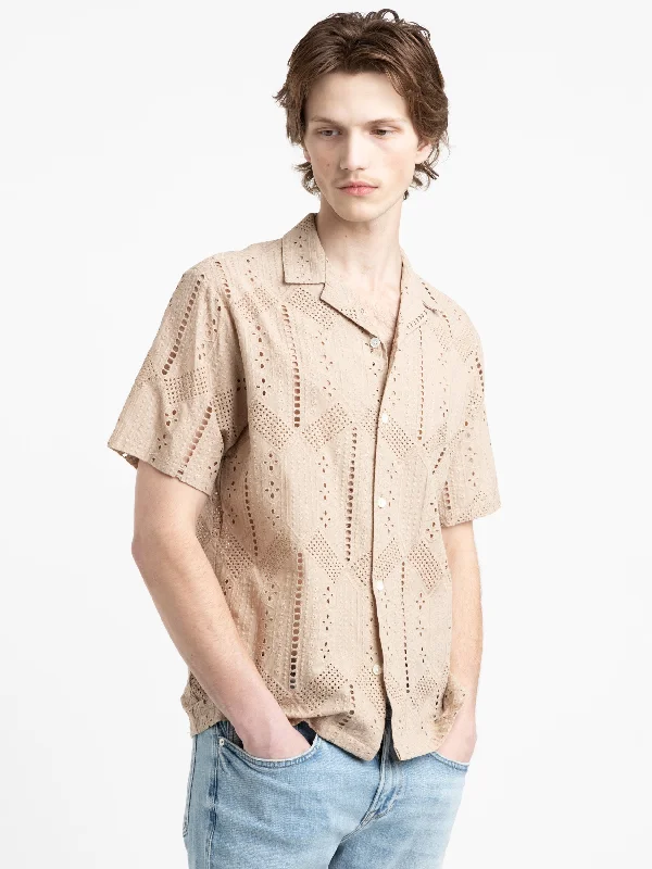 Men's Bamboo Fiber Shirts for Softness and BreathabilityMocca Brown Sofa Towel Shirt