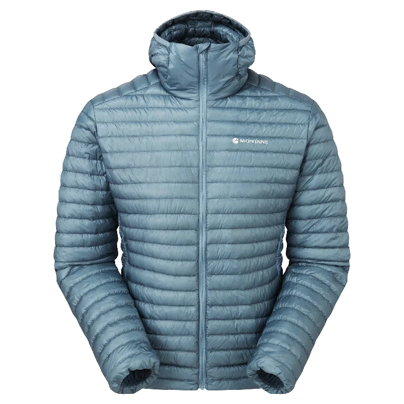 Men's Coats without LiningMontane Men's Alpine 850 Nano Hooded Down Jacket