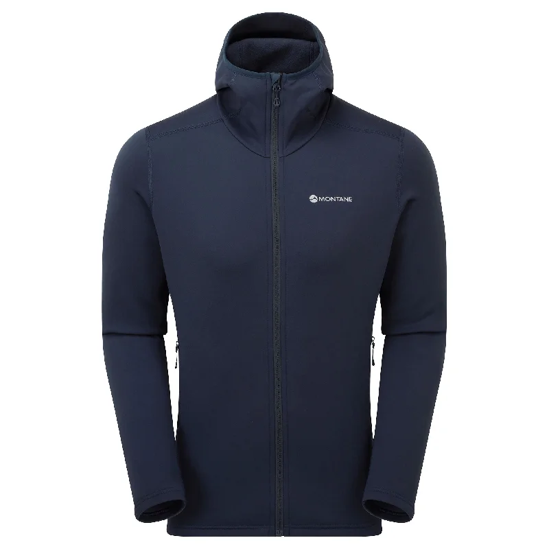 Men's Coats with Velcro ClosuresMontane Men's Fury Hooded Fleece Jacket