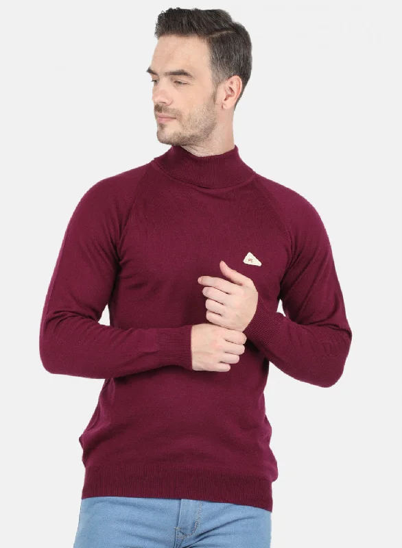 Men's Hoodies for GymMen Purple Solid Pullover