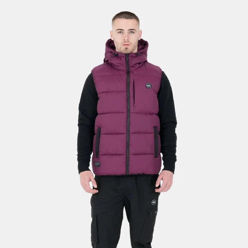 Men's Coats with Relaxed FitsPike Gilet Purple