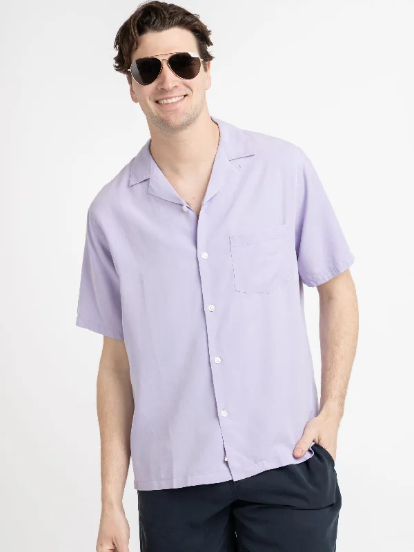 Men's Short-Sleeve Shirts for Warm WeatherPurple Dogtown Shirt