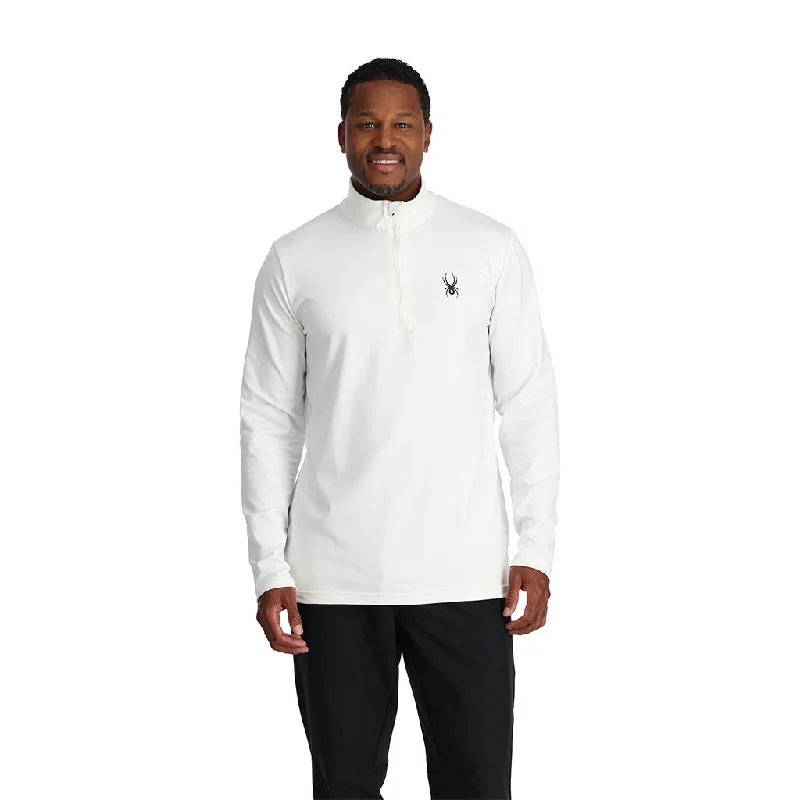 Men's Hoodies for WorkoutMens Prospect Half Zip - White