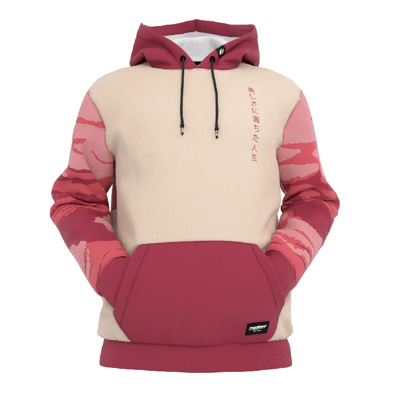 Lightweight Men's Running HoodiesSakura Blossom Hoodie