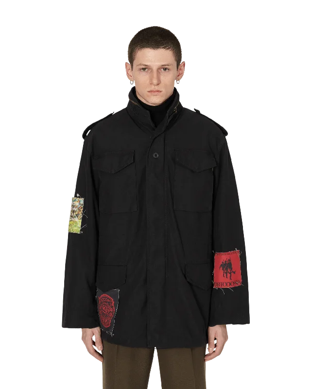 Men's Coats for Short MenCCCP Fedeli alla Linea Field Jacket Black