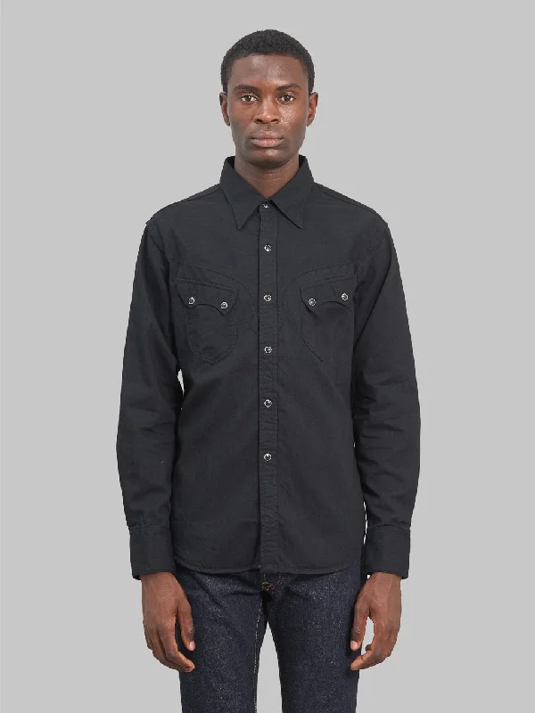 Men's Breathable Shirts for Warm ClimatesStevenson Overall Co. Cody Denim Shirt Black