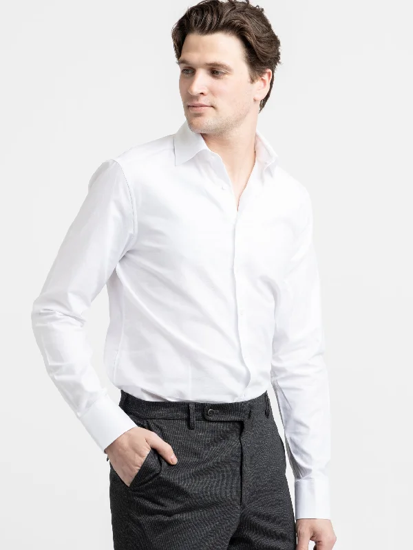 Men's Denim Shirts for a Rugged LookWhite Stretch Dress Shirt