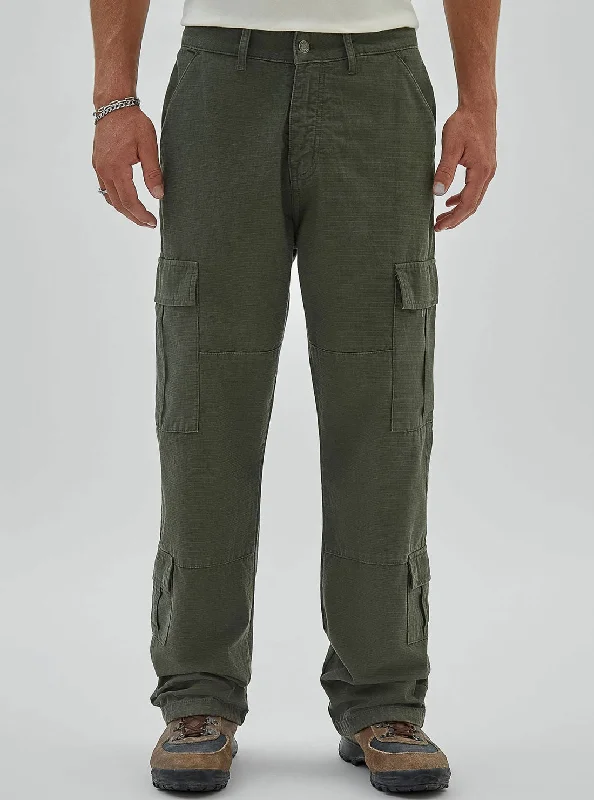 Men's Pants with Pleated FrontsGuess Originals Green Ripstop Cargo Pants